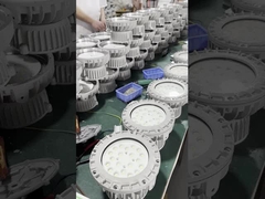 Taller de gasolinera de aluminio de vidrio templado Atex lámpara a prueba de explosión luces a prueba de explosión