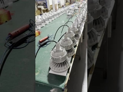 Alta luminosidad luz de alta bahía aluminio vidrio templado 50w 100w 150w luz a prueba de explosión