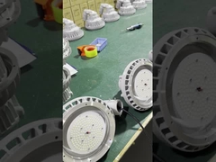 Iluminación a prueba de explosiones LED de vidrio templado de aluminio para taller de fábrica 150W 300W 600W