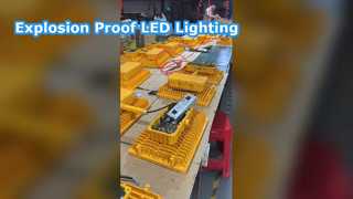 Alto brillo IP65 resistente al agua 150W-600W LED Iluminación a prueba de explosiones para peligros