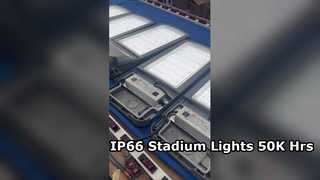 Iluminación LED impermeable para estadios IP66 con 50000 horas de vida útil y opciones personalizables