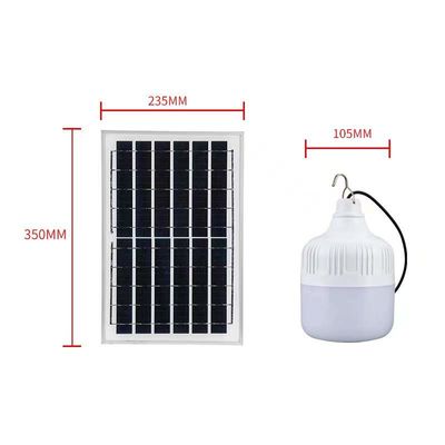 Bombilla de luz solar LED de 100W, resistente al agua IP65, con temperatura de color ajustable de 2700K-6500K para iluminación de jardín exterior