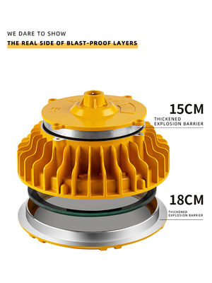 100W IP66 de aleación de aluminio LED de luces fluorescentes de luces a prueba de explosión para lugares peligrosos