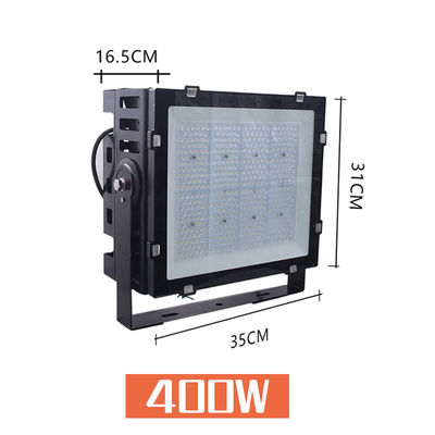 400W 600W 1000W Iluminación de estadio LED IP66 Aluminio impermeable Vidrio templado Luz de inundación exterior para la cancha de tenis Fútbol Fútbol Béisbol
