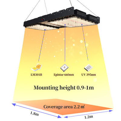 Luz de crecimiento LED de espectro completo de 500W con base E27 para plantas de interior y uso comercial
