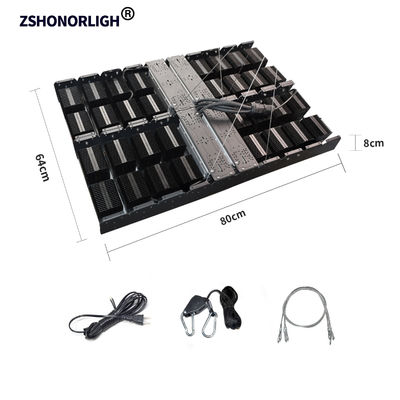 Luz LED de cultivo de espectro completo de 1000W regulable para plantas de interior con control de temporizador