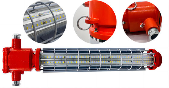 Luz lineal LED a prueba de explosiones IP65 Exde Mb WF2 para ubicaciones peligrosas