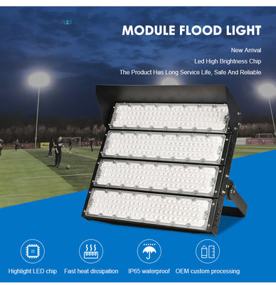 Iluminación LED para estadios de 1250W IP65 a prueba de agua con controlador Meanwell para luces de inundación de estadios y parques de pelota