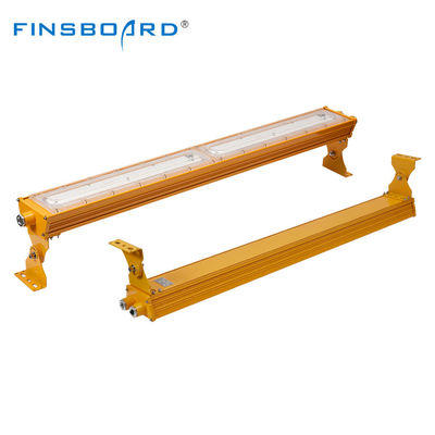 Luz lineal LED a prueba de explosiones de 200W con disipación de calor de aletas de fundición a presión y chip LED SMD2835 para ubicaciones peligrosas