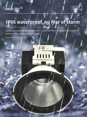 IP65 resistente al agua SMD 3030 luz LED de grúa de torre con conductor AC85-265V para iluminación industrial de bahía alta