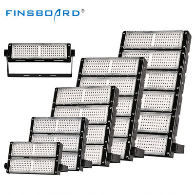 Foco modular LED con chip SMD 2835/3030, cuerpo de aluminio fundido a presión + PC y controlador AC100-270V para iluminación de estadios