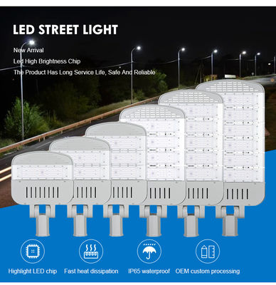 Luz de calle LED SMD3030 IP65 a prueba de agua, luz LED para exteriores con vataje personalizable