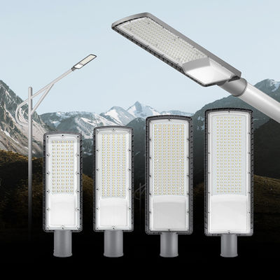 Luminaria vial LED de aluminio fundido a presión, resistente al agua IP66, 120LM/W, para iluminación de carreteras exteriores