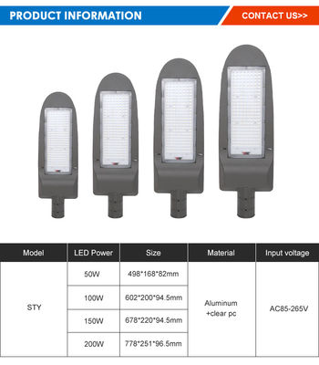 SMD 3030 IP66 3000K a 6500K Luz de calle LED de alta luminosidad para estacionamiento, carretera