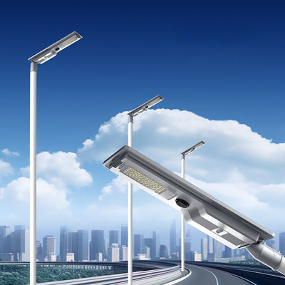 Buena calidad Ip65 Inmueve luz de carretera exterior Smd fundición a presión de aluminio 400w 600w todo en uno LED luz solar de la calle