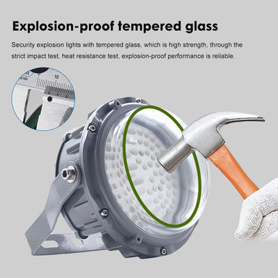 Luz lineal a prueba de explosiones e impermeable IP65 50W 100W 150W LED para iluminación en lugares peligrosos con vidrio templado de aluminio