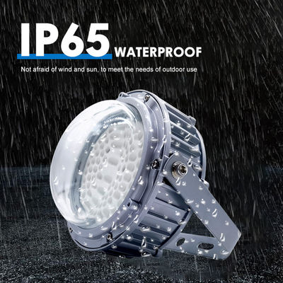 IP65 Lámpara impermeable de bahía alta 50W 100W 150W luz LED a prueba de explosión con aluminio + vidrio templado