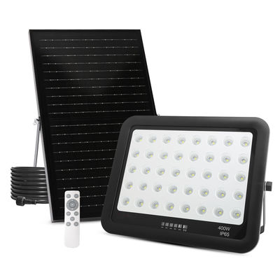 Energía solar Iluminación exterior Control remoto negro Ip65 lámpara solar 400W