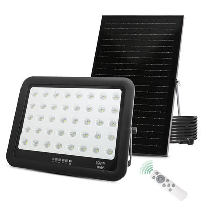 Luz solar ABS negro control remoto 50w 100w 200w 300w 400w 500w luz solar LED de inundación