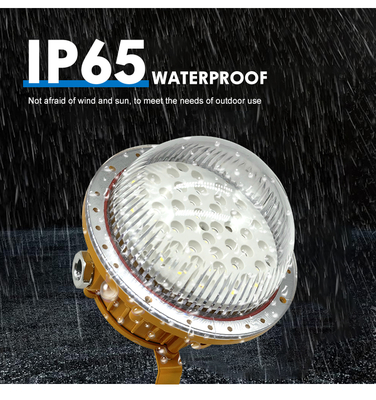 Luz a prueba de explosiones IP65 para iluminación de gasolineras, 50W 100W 150W, lámpara LED a prueba de explosiones
