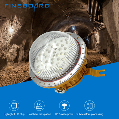 High Bay Light Ip65 Aluminio de fábrica de vidrio templado LED Luz a prueba de explosión