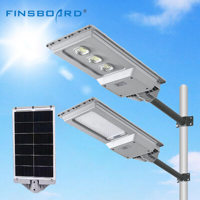Iluminación Exterior IP65 Impermeable ABS Luz Solar 100w 200w Integrada Todo en Uno Lámpara Solar LED para Calle