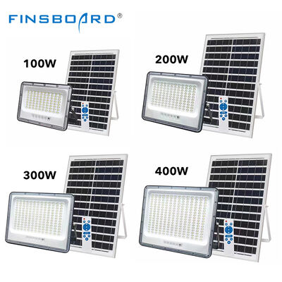 Nuevo diseño de control remoto exterior resistente al agua Ip65 Led Flood Lamp 100w 200w 300w 400w Solar Flood Light