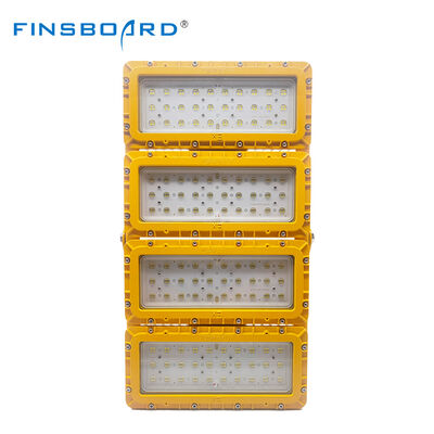 600W LED Explosion Proof Flood Light 15° Ultra-Narrow Helideck Helicopter CAP 437 IECEx IP66 Die-Cast Aluminum ADC12