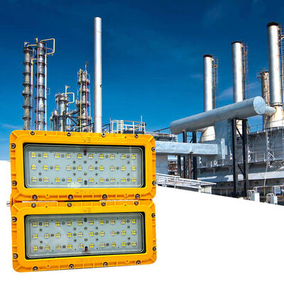 300W luz de inundación a prueba de explosión LED 30° punto de techo de alta bahía gris acabado ATEX IIB T6 IP65 RFEPL8280 Iluminación