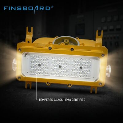 6KV Surge Protected AC100-277V 300W LED Explosion Proof Light LUMILEDS LM-80 ATEX IIb T6 IP65 Hazardous Area Lamp