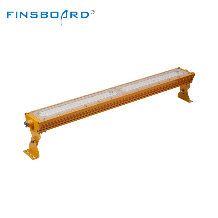 Luz lineal LED a prueba de explosiones de 200W con disipación de calor de aletas de fundición a presión y chip LED SMD2835 para ubicaciones peligrosas