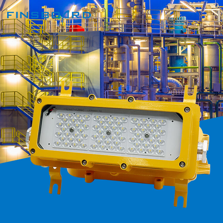 Luz LED a prueba de explosiones de 50w para pasillo de túnel de metro, impermeable IP65, iluminación de corredor con cinturón de paso de cable, aluminio