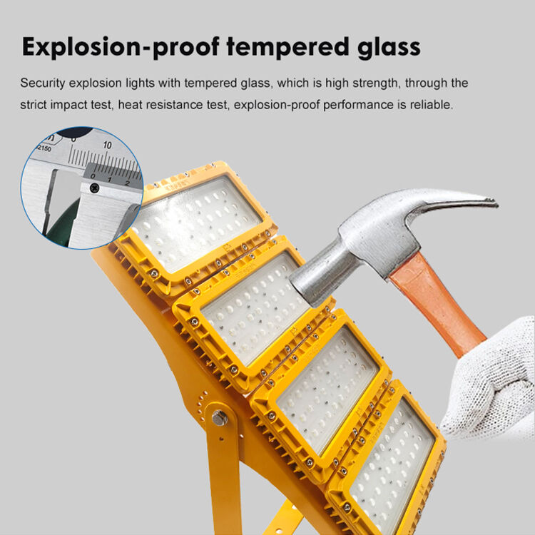 Iluminación a prueba de explosiones del perímetro exterior ATEX IIB T6 RFEPL8280 del soporte de la pared del 90° del reflector de 600W LED