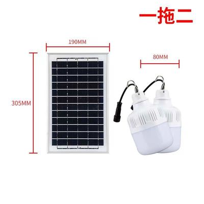 Jardín 100w LED bombilla solar 2700K-6500K