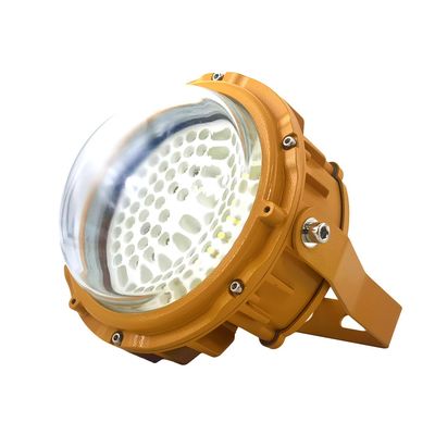 Luz LED industrial de vidrio convexo a prueba de explosión con ángulo de haz de 120° IP66 y vida útil de 50.000 horas