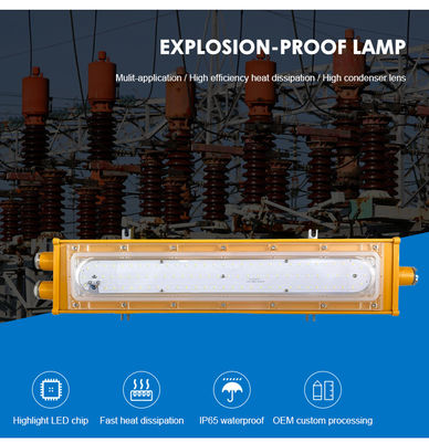 Luz lineal a prueba de explosión en exteriores montada en la pared ODM