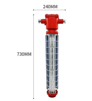 2700K-6500K LED a prueba de explosión resistente a la corrosión de la luz lineal con clasificación WF2