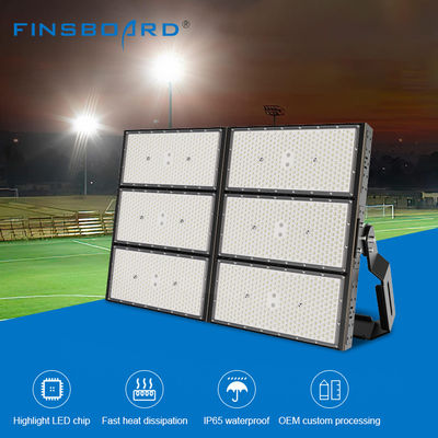 1200W de alto mástil LED luces de inundación deportivas al aire libre Meanwell conductor