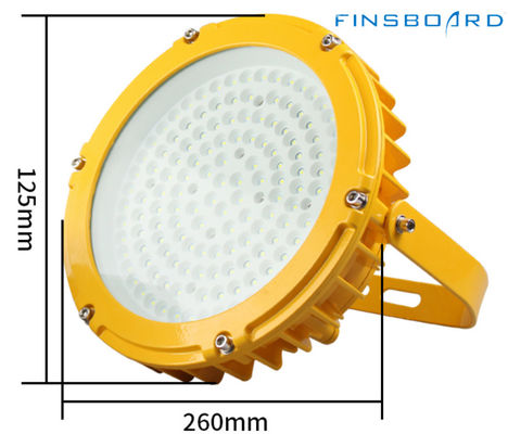 Lámpara de minería a prueba de explosión de Atex Iluminación para zonas peligrosas AC220V IP66