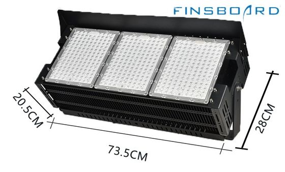 Iluminación de estadio LED atenuable 6500w 45° Ángulo de la lente