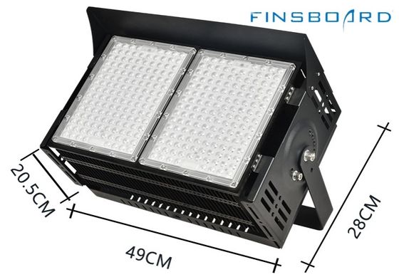Iluminación de estadio LED atenuable 6500w 45° Ángulo de la lente