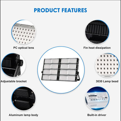 Iluminación de estadio LED exterior de mástil alto SMD IP66 2700-6500K