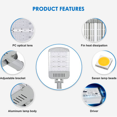 Luz de calle LED de exterior resistente y duradera anti UV IP65 SMD3030
