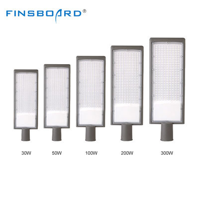30w / 50w / 100w / 200w / 300w aluminio fundido luces de calle 3000-6500K para la carretera
