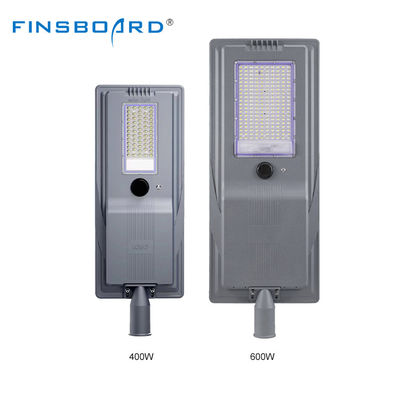 Buena calidad Ip65 Inmueve luz de carretera exterior Smd fundición a presión de aluminio 400w 600w todo en uno LED luz solar de la calle
