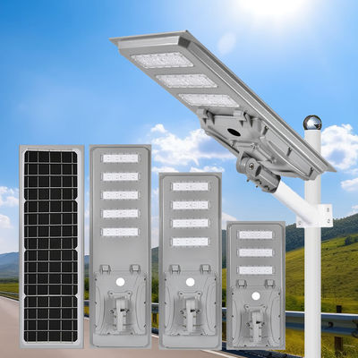 Ahorro energético Inodoro exterior IP65 Todo en uno Iluminación LED de energía inteligente Iluminación solar integrada 60W 80W 100W
