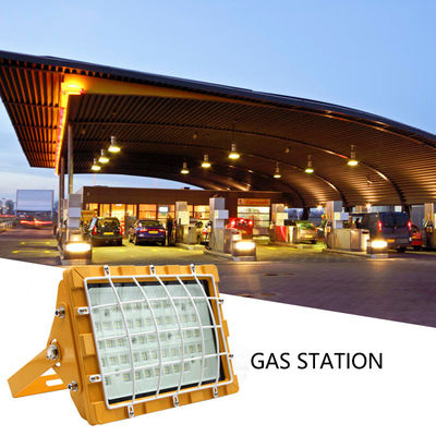 Estación de servicio Terminal de puerto Aluminio vidrio templado Ip65 luz a prueba de explosión LED