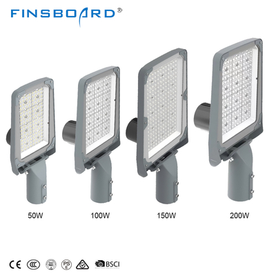Luminaria vial LED integrada con control de luz de aluminio fundido a presión IP67 de 50w, 100w, 150w y 200w